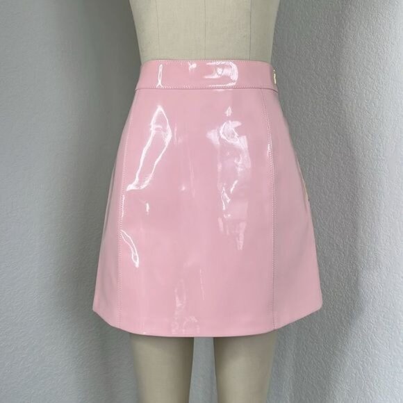 Emilio Pucci Dresses & Skirts - Emilio Pucci Patent Leather Mini Skirt Pink